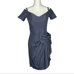 Vintage Rampage Black Bow Dress